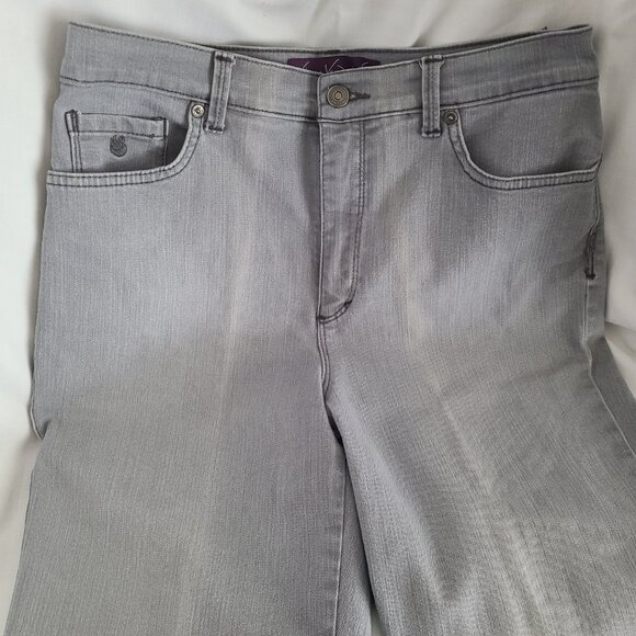 Gloria Vanderbilt Amanda Jeans - Grey, size 6L - Picture 6 of 7